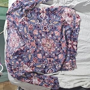 Women's blouse Oh, navy 2X multicolorer.